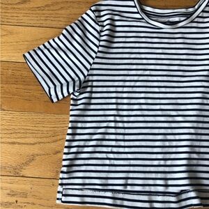 Able striped crop top